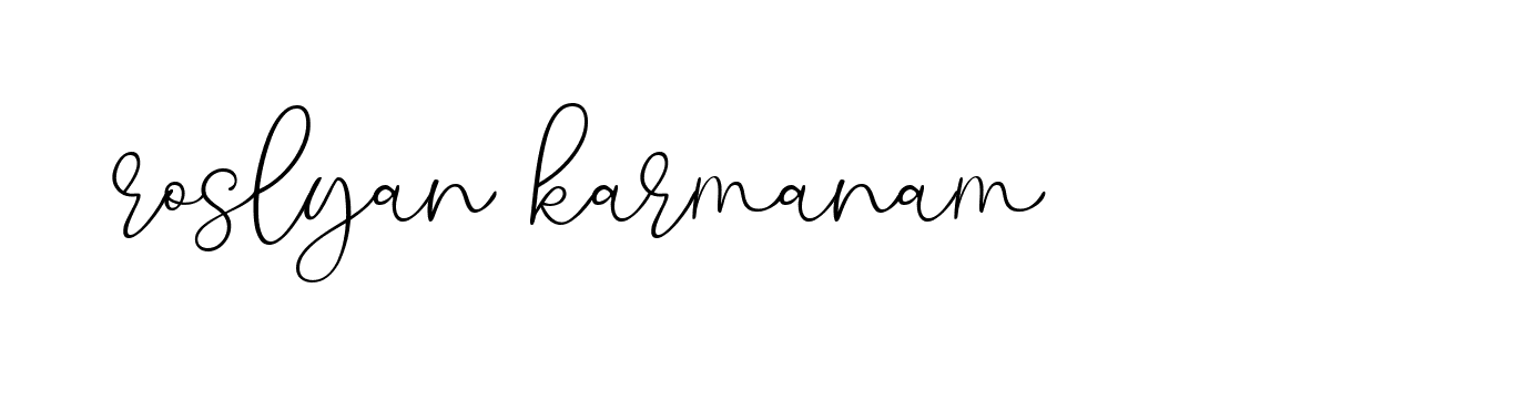 Signature of roslyan-karmanam-