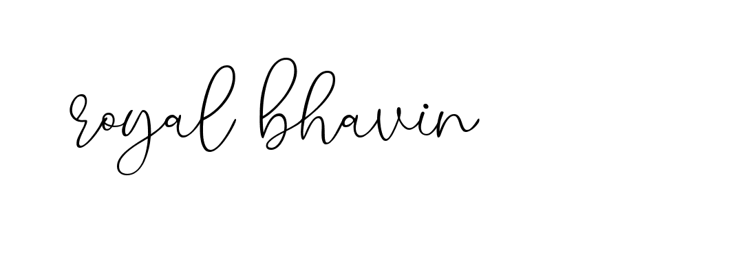 Signature of royal-bhavin