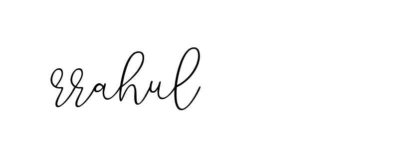 Signature of rrahul