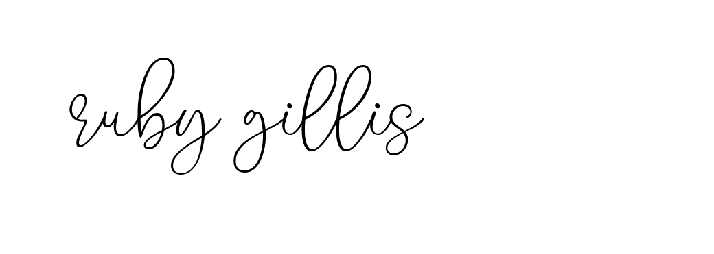 Signature of ruby-gillis-