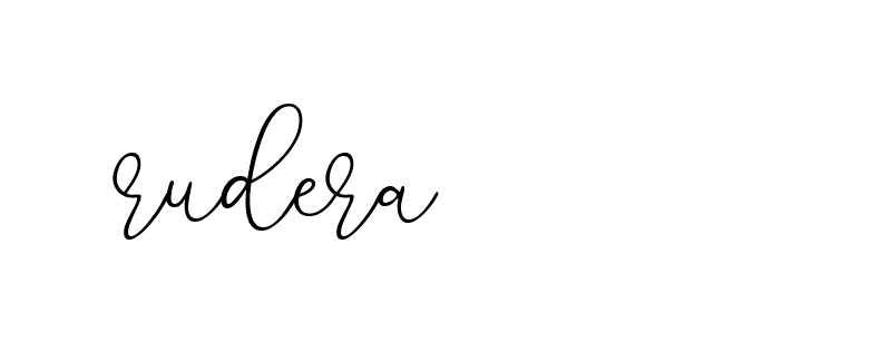 Signature of rudera