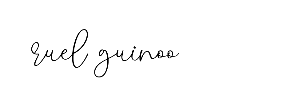 Signature of ruel-guinoo