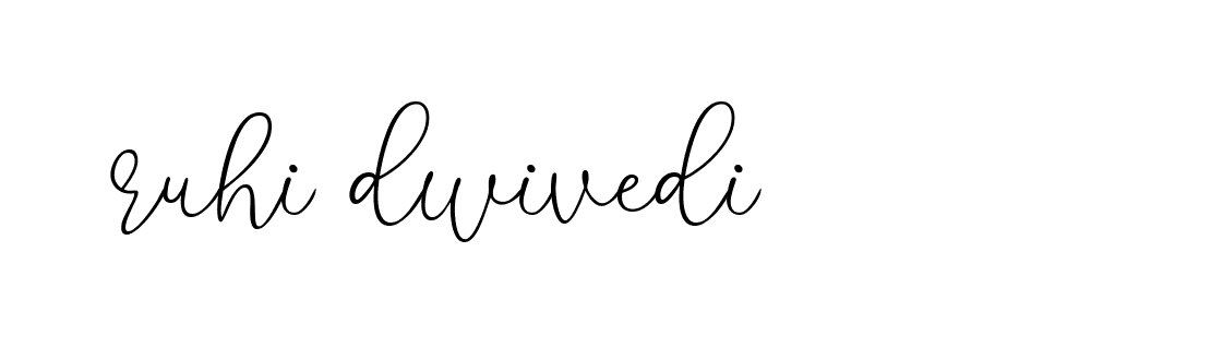 Signature of ruhi-dwivedi-