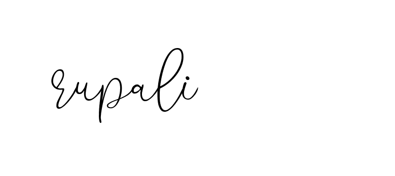 Signature of rupali