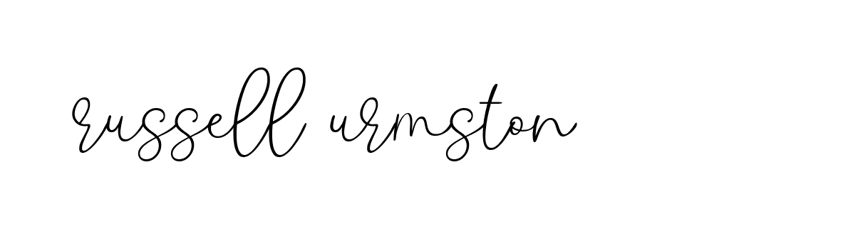 Signature of russell-urmston