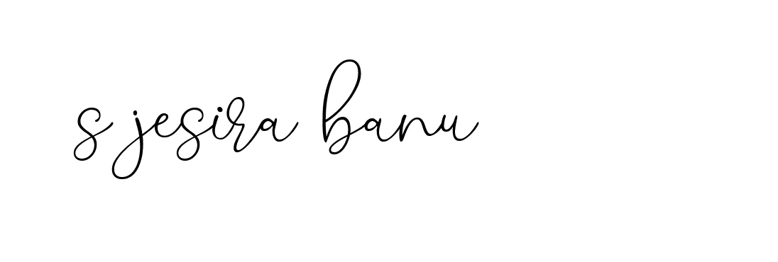 Signature of s-jesira-banu-