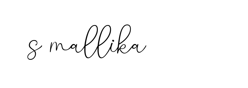 Signature of s-mallika