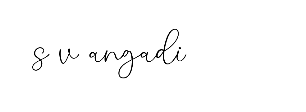 Signature of s-v-angadi