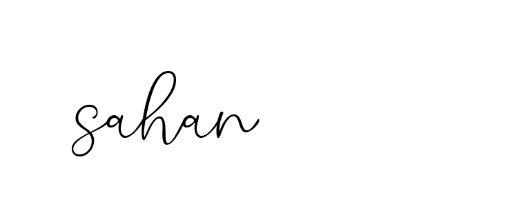 Signature of sahan