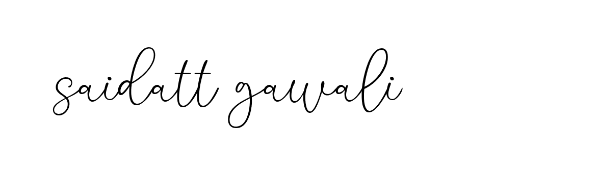 Signature of saidatt-gawali