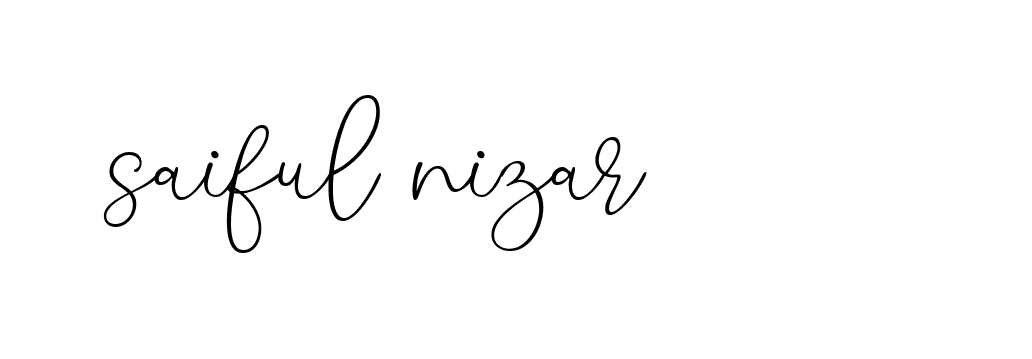 Signature of saiful-nizar