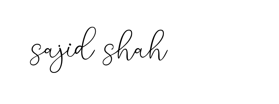 Signature of sajid-shah