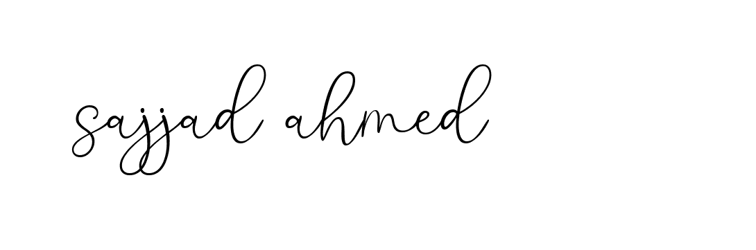 Signature of sajjad-ahmed