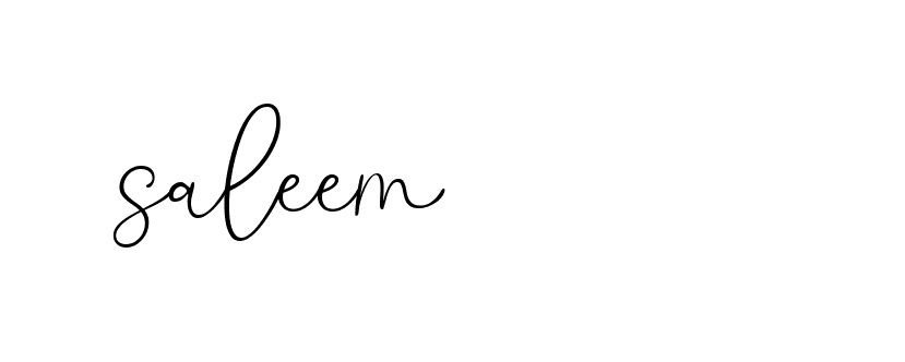 Signature of saleem-