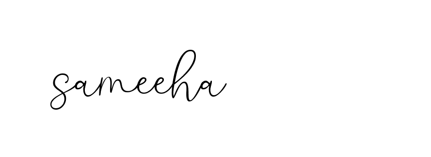 Signature of sameeha-