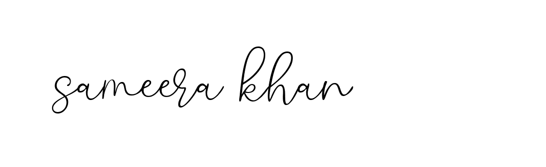 Signature of sameera-khan