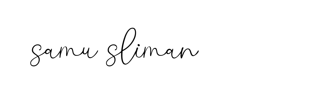 Signature of samu-sliman