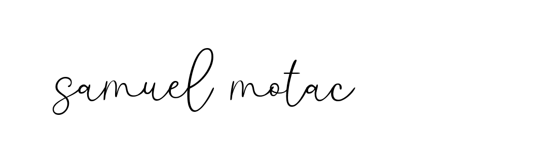 Signature of samuel-motac