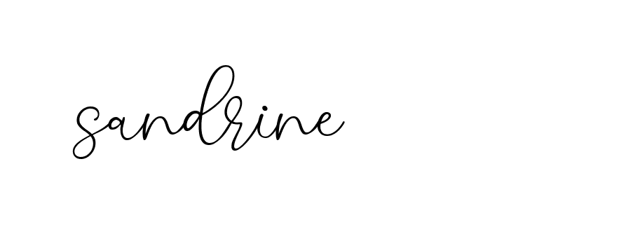 Signature of sandrine-