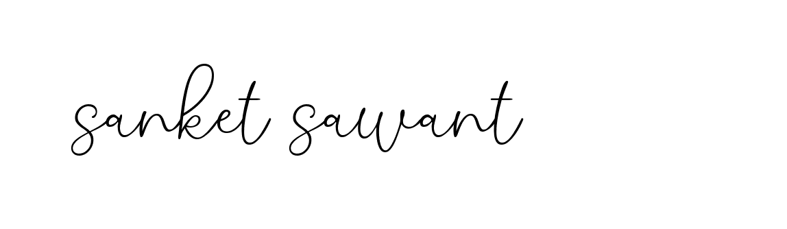 Signature of sanket-sawant