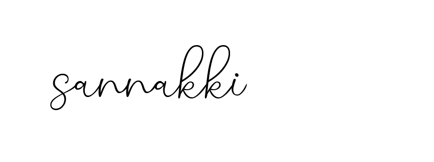 Signature of sannakki