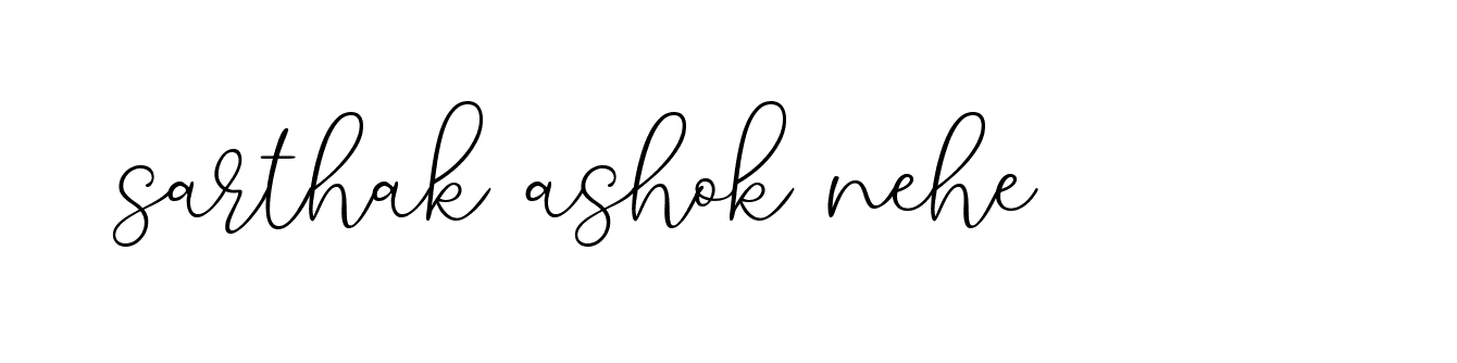 Signature of sarthak-ashok-nehe