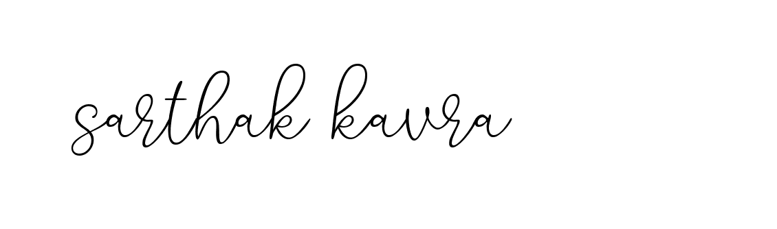 Signature of sarthak-kavra