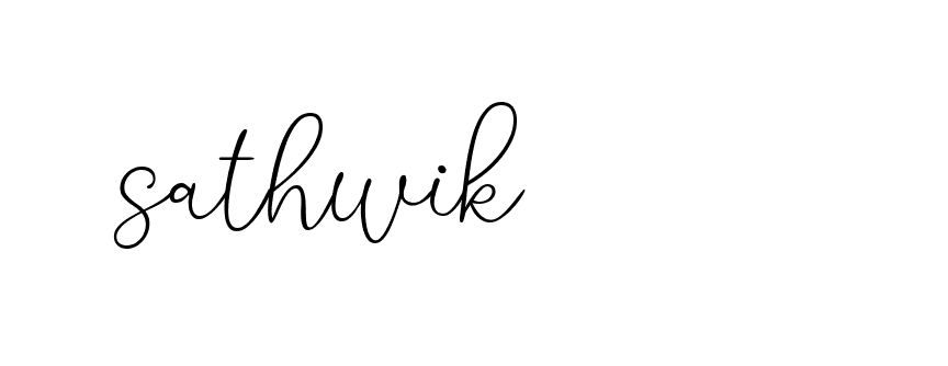 Signature of sathwik