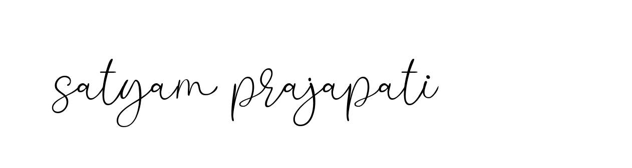 Signature of satyam-prajapati