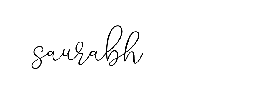 Signature of saurabh