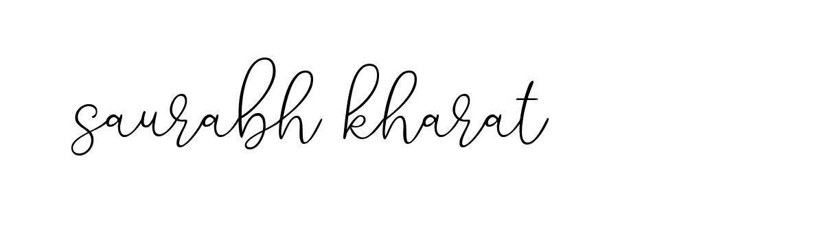 Signature of saurabh-kharat