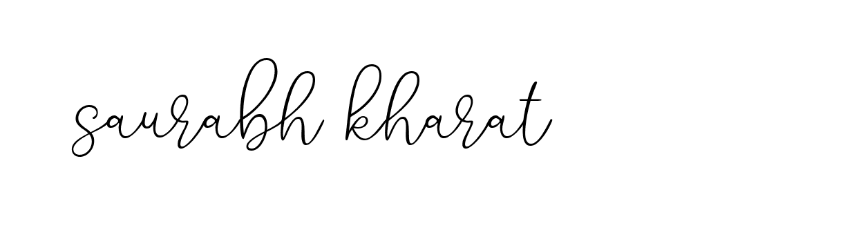 Signature of saurabh-kharat-