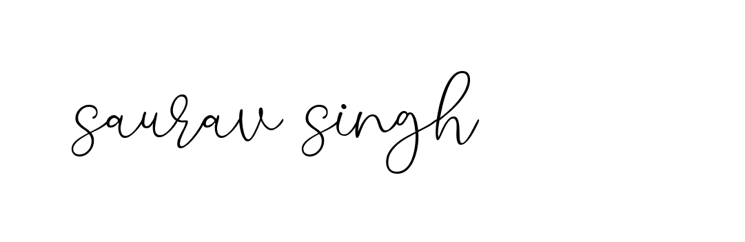 Signature of saurav-singh