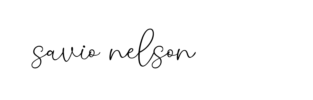 Signature of savio-nelson