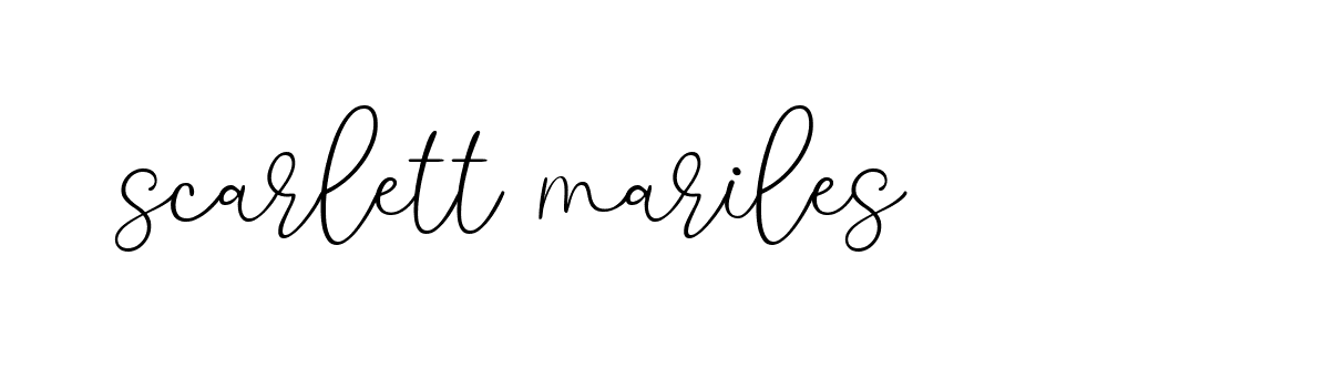 Signature of scarlett-mariles