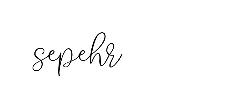 Signature of sepehr