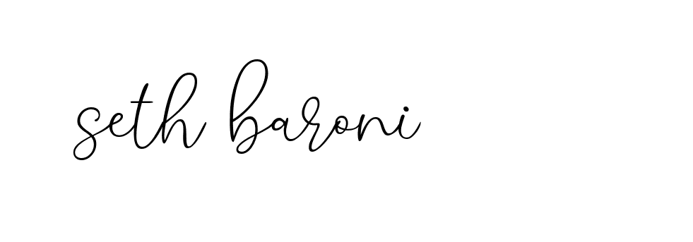 Signature of seth-baroni