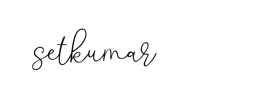 Signature of setkumar