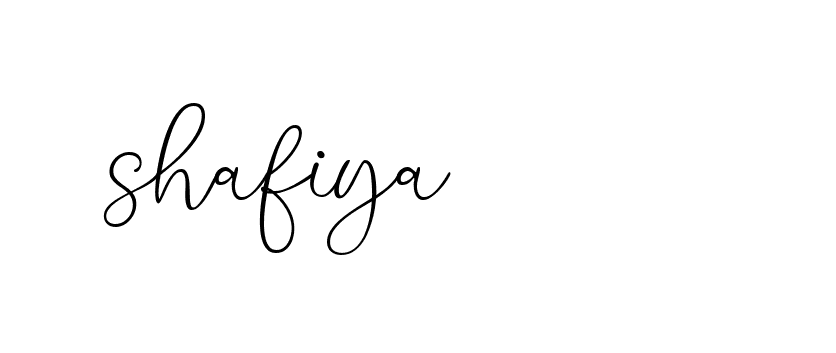 Signature of shafiya