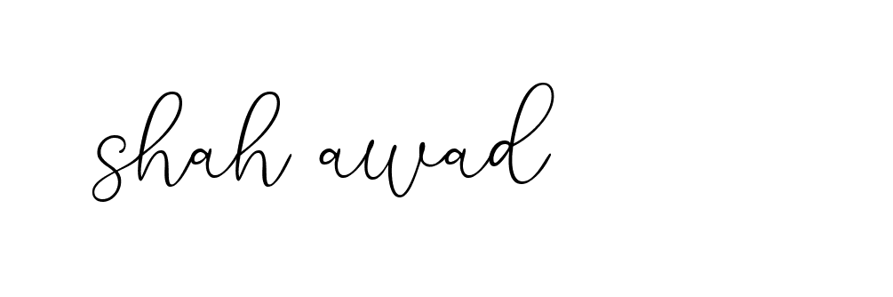 Signature of shah-awad