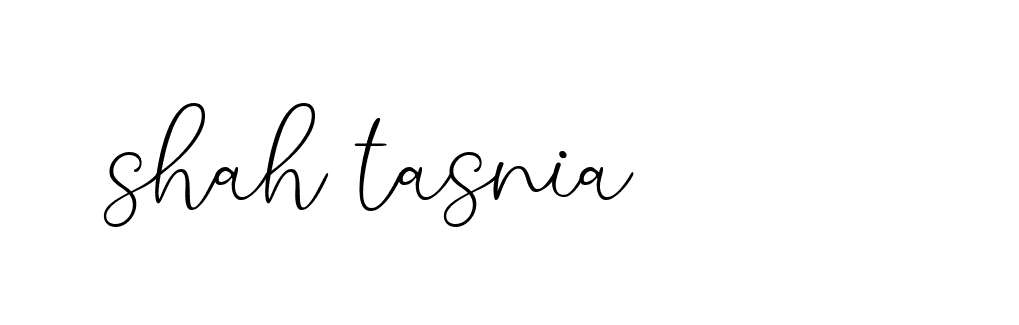 Signature of shah-tasnia