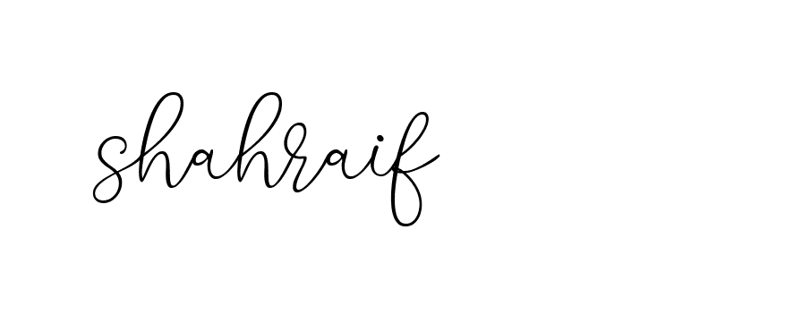 Signature of shahraif