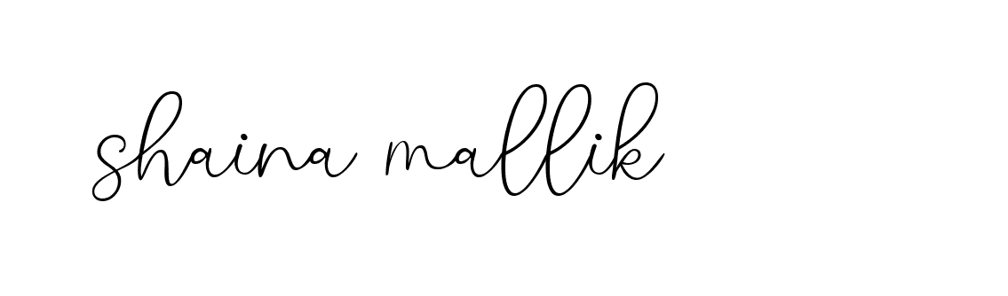 Signature of shaina-mallik