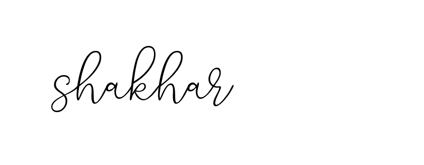 Signature of shakhar