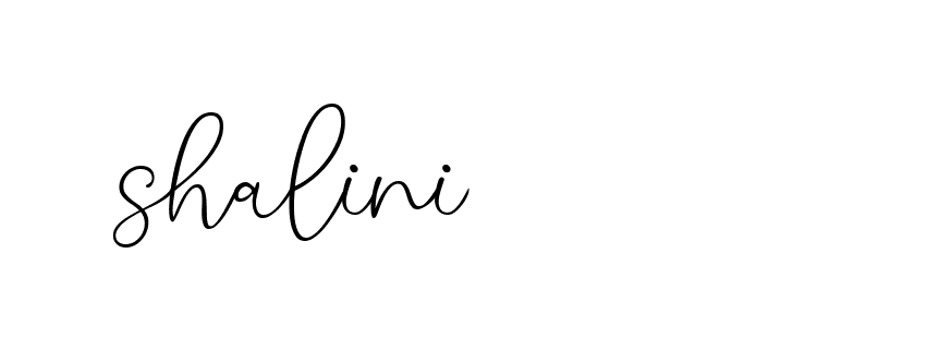 Signature of shalini-