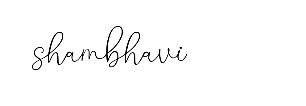 Signature of shambhavi