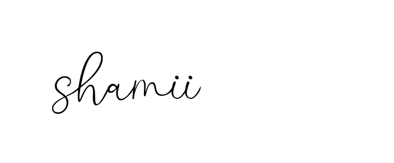 Signature of shamii