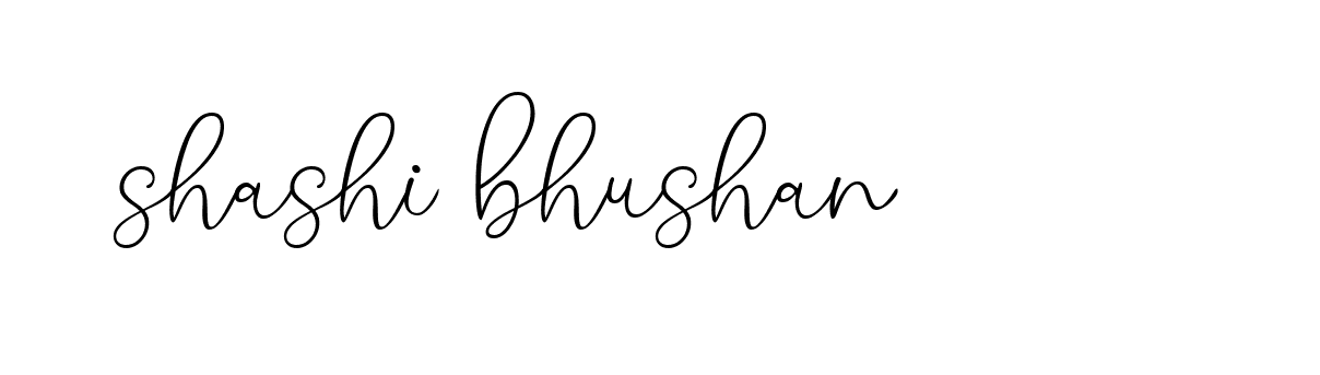 Signature of shashi-bhushan