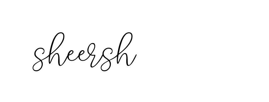 Signature of sheersh-