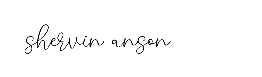 Signature of shervin-anson